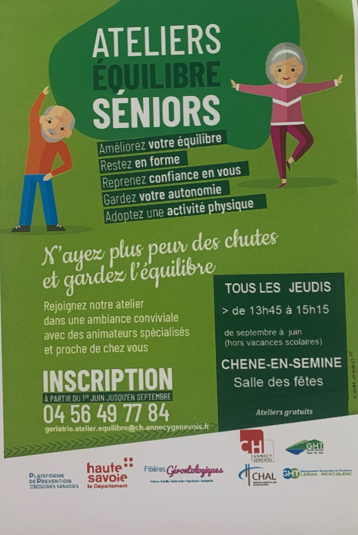 Atelier Equilibre Seniors 